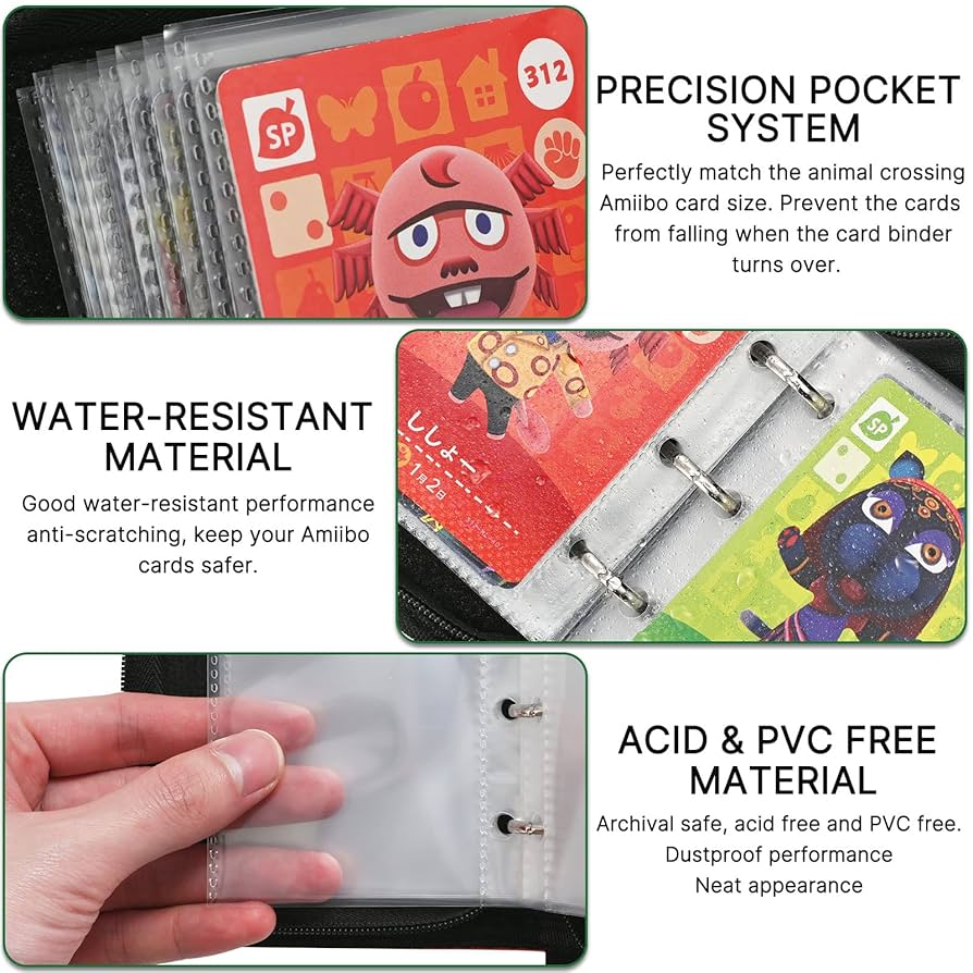 Amazon.com: 80 Pockets Binder Holder for Animal Crossing